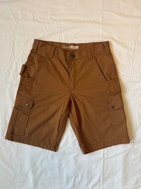 Carhartt Brown Cargo Shorts | Relaxed Fit | Durable Workwear Style
